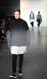 (180209) -- NEW YORK, Feb. 9, 2018 -- Models present creations of Hong Kong label of HARRISON WONG during New York Fashion Week 2018 in New York, the United States, on Feb. 9, 2018. Three Hong Kong fashion labels showcased their creations here on Friday. ) U.S.-NEW YORK-FASHION WEEK-FASHION HONG KONG WuxRong 