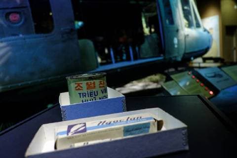 Items donated by Rep. Sam Johnson, R-TX, at a ceremony at the National Museum of American History on February 13, 2018 in Washington, DC. Johnson donated to the museum the tin cup and toothpaste tube brought home with him when he was released from a Vietnamese prison on February 12, 1973. Johnson, 87, a former Air Force fighter pilot and prisoner of war was held captive in the Hoa Lo Prison for nearly seven years where he was tortured and spent 42 months in solitary confinement. The donation ceremony, is held on the 45th anniversary on Johnson s release..  WAP201802130976 PETExMAROVICH