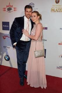 Leonard Freier with girlfriend Caona ceremony of the Askania award 2018 in the PALAZZO in Berlin on 13 02 2018 Askania award 2018