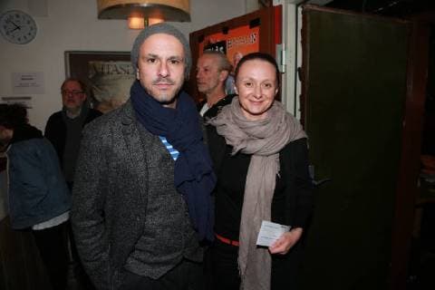 Premiere Stinazer delicacies of Vienna Orpheum 13 02 2018 Gerti DRASSL with husband Sami LORIS