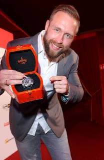 Themen der Woche Bilder des Tages Robert Harting bei der Verleihung der Askania-Awards im Palazzo Spiegelzelt, Hertzallee 41, Berlin Copyright imago stock&people GmbH Tinkeres Datum: 13.02.2018 Place To B *** Robert Harting at the Askania awards in the Palazzo Hertzallee 41 Spiegeltent Berlin copyright imago stock people GmbH Tinkeres date 13 02 2018 place to B