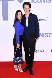 Alice Dwyer with friend Sabin Tambrea young ICONs award at the Spindler Klatt in Berlin on 14 02 2018