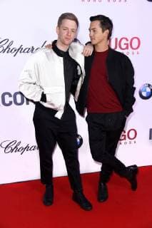 Timur Bartels Tim Oliver Schultz at the young ICONs award at the Spindler Klatt in Berlin on 14 02 2018