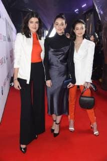 Marie Nasemann Maria Ehrich Lisa Marie Koroll young ICONs award at the Spindler Klatt in Berlin on 14 02 2018