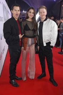 Tim Oliver Schultz Luise be Fort Timur Bartels at the young ICONs award at the Spindler Klatt in Berlin on 14 02 2018