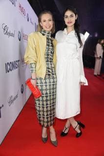 Alina Levshin Violetta Schurawlow young ICONs award at the Spindler Klatt in Berlin on 14 02 2018