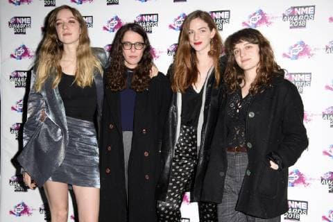 The big Moon at the ceremony of the NME Awards 2018 in the Brixton Academy London 14 02 2018 the big Moon  Foto:xS.xVasx xFuturexImage