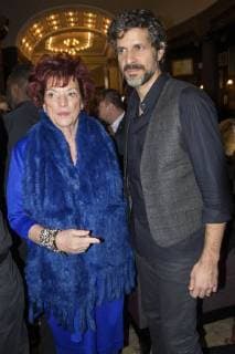 Regina Ziegler and Pasquale Aleardi at the ceremony of the blue flower award 2018 in the restaurant Grosz Berlin 14 02 2018 Foto:xK.xWernerx xFuturexImage