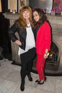 Sarah everything with mother Gudrun at the ceremony of the blue flower award 2018 in the restaurant Grosz Berlin 14 02 2018 Foto:xK.xWernerx xFuturexImage