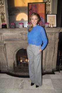 Isabel Thierauch at the ceremony of the blue flower award 2018 in the restaurant Grosz Berlin 14 02 2018 Foto:xK.xWernerx xFuturexImage