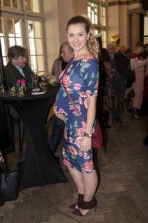 Jessica Boehrs at the ceremony of the blue flower award 2018 in the restaurant Grosz Berlin 14 02 2018 Foto:xK.xWernerx xFuturexImage