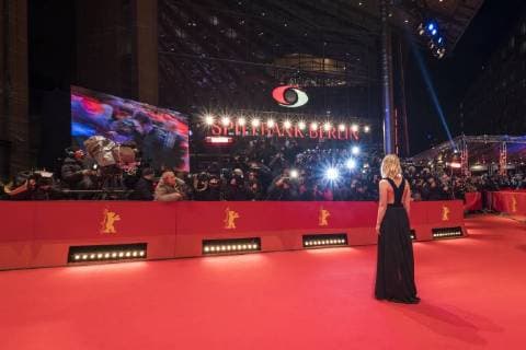 Actress Mia Wasikowska during the premiere of the movie DAMSEL on the occasion of the 68 International Film Festival Berlin 68 Berlin International Film Festival