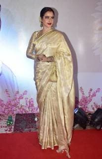 February 16, 2018 - Mumbai, India - Indian actress Rekha present at the 5th Yash Chopra Memorial Award at hotel JW Marriott, Juhu in Mumbai. Mumbai India - ZUMAs197 20180216_zaa_s197_073 Copyright: xAzharxKhanx xSopaxImagesx