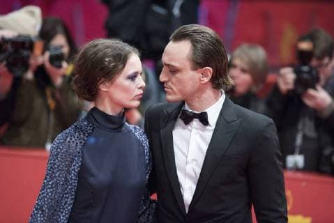 Actress Paula beer and actor Franz Rogowski during the premiere of the film TRANSIT on the occasion of the 68 International Film Festival Berlin 68 Berlin International Film Festival