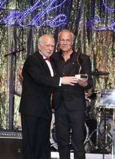 Massimo Mannozzi initiator Notte delle Stelle Laureate Klaus J Behrendt at Notte delle Stelle 2018 in the MARITIM Hotel Berlin