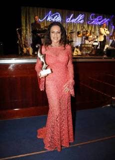 Award winner Christine Neubauer at Notte delle Stelle 2018 in the MARITIM Hotel Berlin