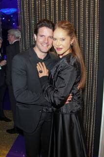 Doreen Dietel with life partner Tobias Guttenberg inhorgenta award Munich 2018 in the postal Palace in Munich on 18 02 2018