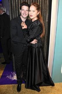 Doreen Dietel with friend Tobias Guttenberg at the ceremony of the 2 inhorgenta award 2018 in the postal Palace Munich 18 02 2018 Foto:xP.xSchönbergerx xFuturexImage