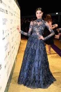 Zoe Helali at the ceremony of the 2 inhorgenta award 2018 in the postal Palace Munich 18 02 2018 Foto:xP.xSchönbergerx xFuturexImage
