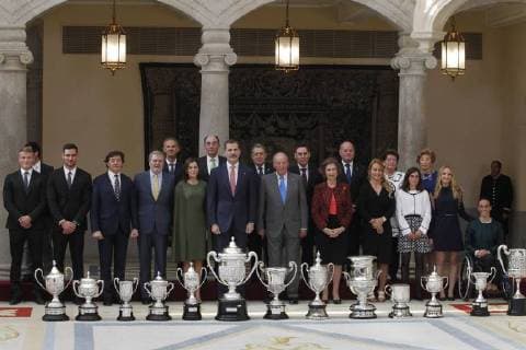 Los Reyes entregan los Premios Nacionales del Deporte The Kings of Spain deliver the Nacional Sport Awards Jose Luis Cuesta (261 Cordon Press) 