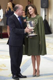 February 19, 2018 - Madrid, Madrid, Spain - Queen Letizia of Spain attend National Sport Awards 2015 at Royal Palace of El Pardo on January 23, 2017 in Madrid, Spain. Madrid Spain  - ZUMAg15_ 20180219_zaf_g15_038 Copyright: xJackxAbuinx