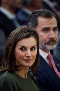 Spain s King Felipe VI and Queen Letizia (L), during the National Sports Awards 2016 ceremony at Pardo Palace in Madrid, Spain, 19 February 2018. Spanish Royals present 2016 National Sports Awards !ACHTUNG: NUR REDAKTIONELLE NUTZUNG!  Copyright: xEmilioxNaranjox GRAF4778 20180219-636546495661724746
