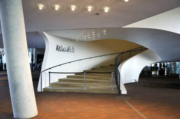The entrance to the small Hall on the Plaza Hamburg HafenCity hamburg Elbphilharmonie Concert Hall 21