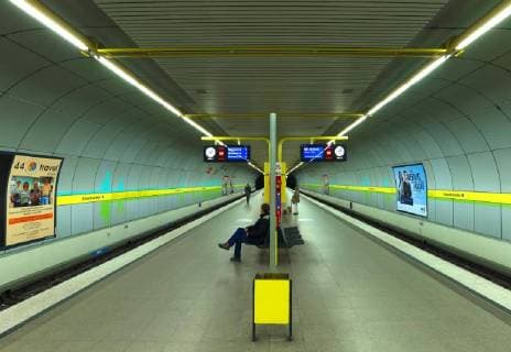 U Metro station, Schwanthalerhöhe, Munich Bavaria Bavaria Germany Europe Copyright: imageBROKER/HelmutxMeyerxzurxCapellen iblmzc04636229.jpg