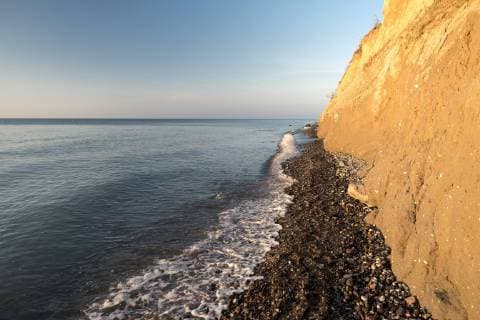 High bank in Ahrenshoop Cliff near Ahrenshoop in Geramy  1044004174
