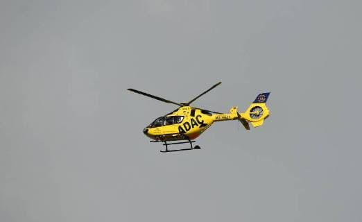 ADAC Luftrettung Emergency medical rescue helicopter Christoph 40 Eurocopter EC135 P2 EC135 P2i D HKGD Augsburg Bavaria Germany Europe Copyright: imageBROKER/MichaelxWeber iblimw04638787.jpg