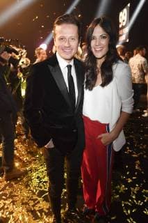 Roman Knizka and Bettina Zimmermann at the 99Fire Films Award 2018 during the Berlinale 2018 in the Admiralspalast Berlin 21 02 2018 Foto:xF.xKernx xFuturexImage