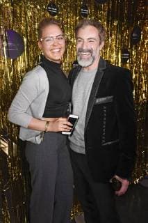 Belen Moana and Gedeon Burkhard at the 99Fire Films Award 2018 during the Berlinale 2018 in the Admiralspalast Berlin 21 02 2018 Foto:xF.xKernx xFuturexImage