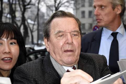 Gerhard Schröder at the 15 Best Brands Award ceremony at the Hotel Bayerischer Hof Munich 21 02 2018 Foto:xP.xSchönbergerx xFuturexImage