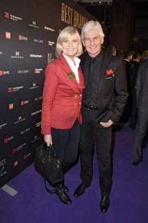Frederic Meisner with wife Yvonne at the 15 Best Brands Award ceremony at the Hotel Bayerischer Hof Munich 21 02 2018 Foto:xP.xSchönbergerx xFuturexImage