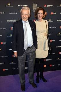 Peter Haller with accompaniment at the 15 Best Brands Award ceremony at the Hotel Bayerischer Hof Munich 21 02 2018 Foto:xP.xSchönbergerx xFuturexImage