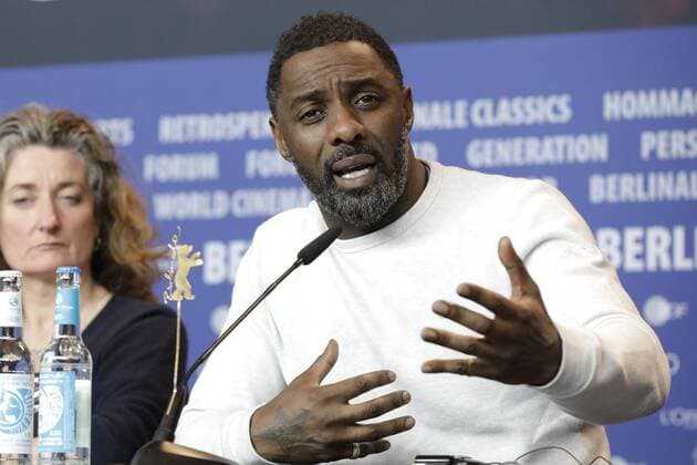 Idris Elba the actor and director at the Yardie Press Conference as part of the 68th International Film Festival Berlinale on 22 02 2018 in Berlin Berlinale 2018 Yardie Press Conference Press Conference