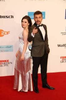 Edin Hasanovic and Natalia Rudziewicz at the ceremony Goldene Kamera 2018 on 22 02 2018 in Hamburg Golden Camera Awards 2018 in Hamburg