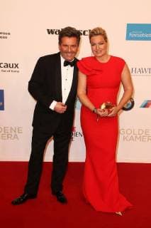 Thomas and Claudia Anders at the ceremony Goldene Kamera 2018 on 22 02 2018 in Hamburg Golden Camera Award Ceremony 2018 in Hamburg
