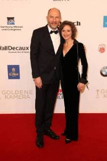 Götz Schubert and his wife Simone Witte at the ceremony Goldene Kamera 2018 on 22 02 2018 in Hamburg Golden Camera Awards 2018 in Hamburg