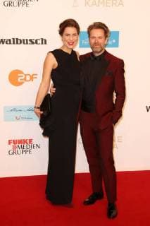 Matthias Matschke and Theresa Kronthaler at the ceremony Goldene Kamera 2018 on 22 02 2018 in Hamburg Golden Camera Award Ceremony 2018 in Hamburg