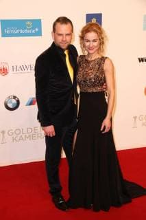 Rhea Harder and her husband Joerg Vennewald at the ceremony Goldene Kamera 2018 on 22 02 2018 in Hamburg Golden Camera Awards Ceremony 2018 in Hamburg