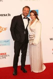 Sasha and his wife Julia Roentgen at the ceremony Golden Camera 2018 on 22 02 2018 in Hamburg Golden Camera Awards 2018 in Hamburg