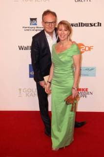 Frank Plasberg and Anne Gesthuysen at the ceremony Goldene Kamera 2018 on 22 02 2018 in Hamburg Golden Camera Awards 2018 in Hamburg