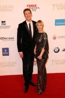 Steffen Hallaschka and his wife Anne Katrin at the ceremony Goldene Kamera 2018 on 22 02 2018 in Hamburg Golden Camera Awards 2018 in Hamburg