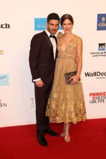 Wolke Hegenbarth and Oliver Vaid at the ceremony Goldene Kamera 2018 on 22 02 2018 in Hamburg Golden Camera Awards 2018 in Hamburg