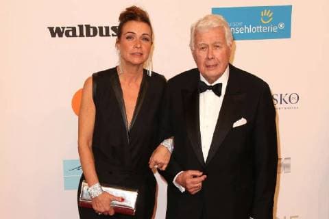 Peter Weck and his daughter Barbara at the ceremony Goldene Kamera 2018 on 22 02 2018 in Hamburg Golden Camera Awards 2018 in Hamburg