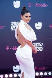 The television presenter and Venezuelan model Chiquinquira Delgado poses on his arrival to the carpet of the 30th edition of the Lo Nuestro Award to the Latin Music, at the American Airlines Arena in Miami, USA, 22 February 2018. EPA Giorgio Viera Famous and popular Latinos parade in carpet of Lo Nuestro Award !ACHTUNG: NUR REDAKTIONELLE NUTZUNG!  Copyright: xGIORGIOxVIERAx MIA00 20180223-636549498167834257