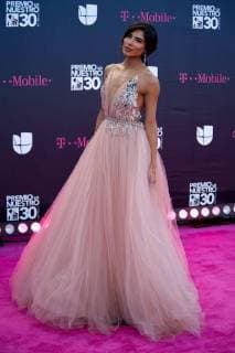 Mexican model Alejandra Espinosa poses on his arrival to the carpet of the 30th edition of the Lo Nuestro Award to the Latin Music, at the American Airlines Arena in Miami, USA, 22 February 2018. EPA Giorgio Viera Famous and popular Latinos parade in carpet of Lo Nuestro Award !ACHTUNG: NUR REDAKTIONELLE NUTZUNG!  Copyright: xGIORGIOxVIERAx MIA00 20180223-636549505197947547