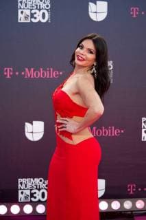 The host of radio and television and Costa Rican model Julie Ferretti poses on his arrival to the carpet of the 30th edition of the Lo Nuestro Award to the Latin Music, at the American Airlines Arena in Miami, USA, 22 February 2018. EPA Giorgio Viera Famous and popular Latinos parade in carpet of Lo Nuestro Award !ACHTUNG: NUR REDAKTIONELLE NUTZUNG!  Copyright: xGIORGIOxVIERAx MIA00 20180223-636549509296961347
