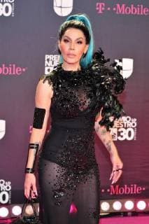 Puerto Rican rapper Ivy Queen poses on his arrival to the carpet of the 30th edition of the Lo Nuestro Award to the Latin Music, at the American Airlines Arena in Miami, USA, 22 February 2018. Famous and popular Latinos parade in carpet of Lo Nuestro Award !ACHTUNG: NUR REDAKTIONELLE NUTZUNG!  Copyright: xGIORGIOxVIERAx MIA00 20180223-636549580945191071